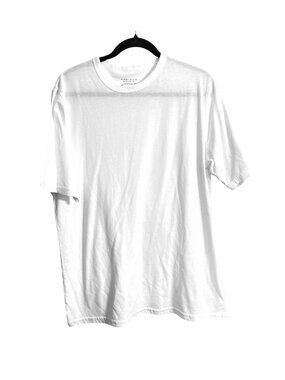 Perry Ellis Portfolio Mens White T-Shirt Size XL - Classic Crew Neck Comfort
